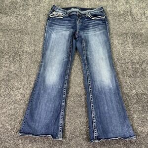 Vigoss Jeans Womens 15/16 L33 Blue Chelsea Bootcut Heritage Fit Denim Pockets